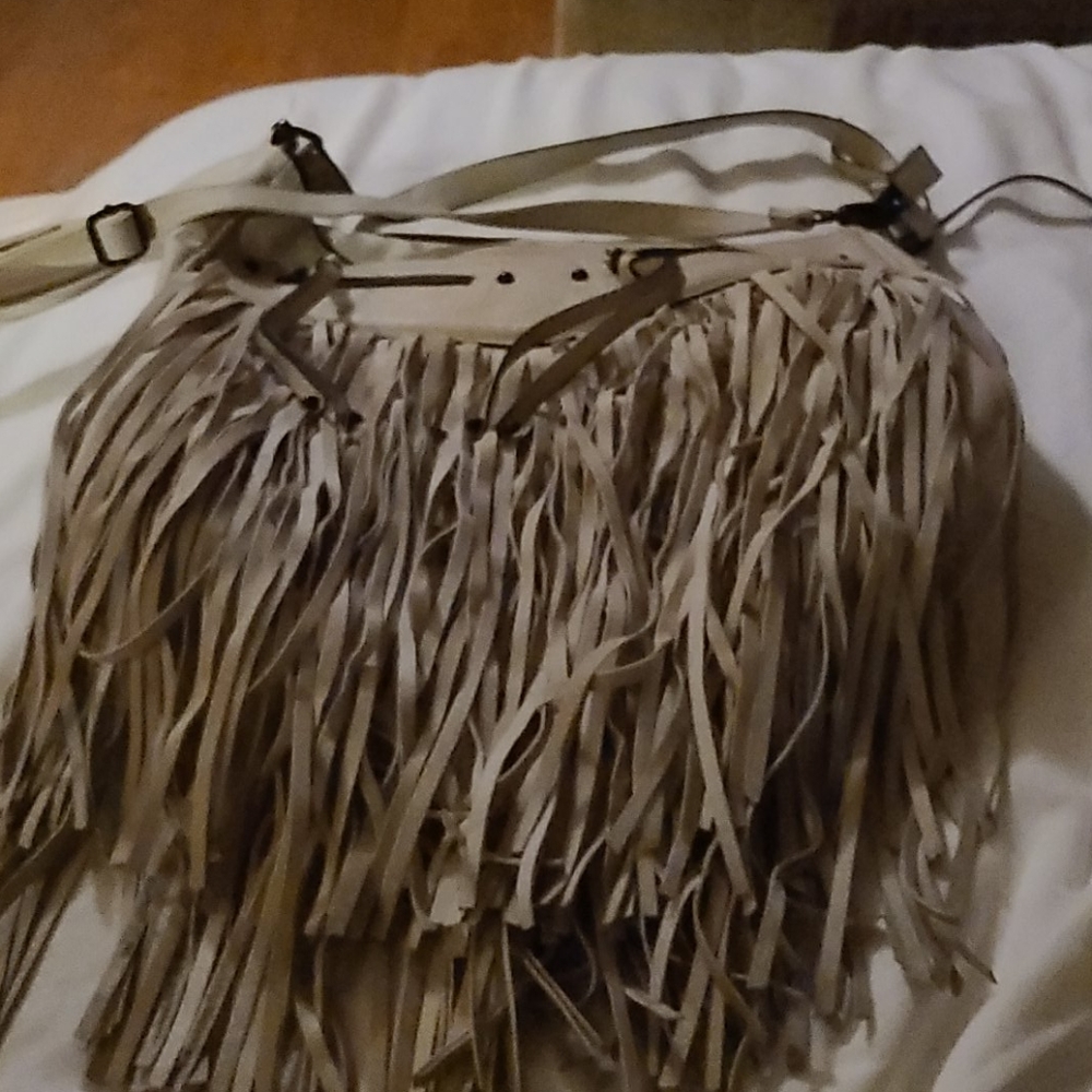 Apt 9 large fringed bag